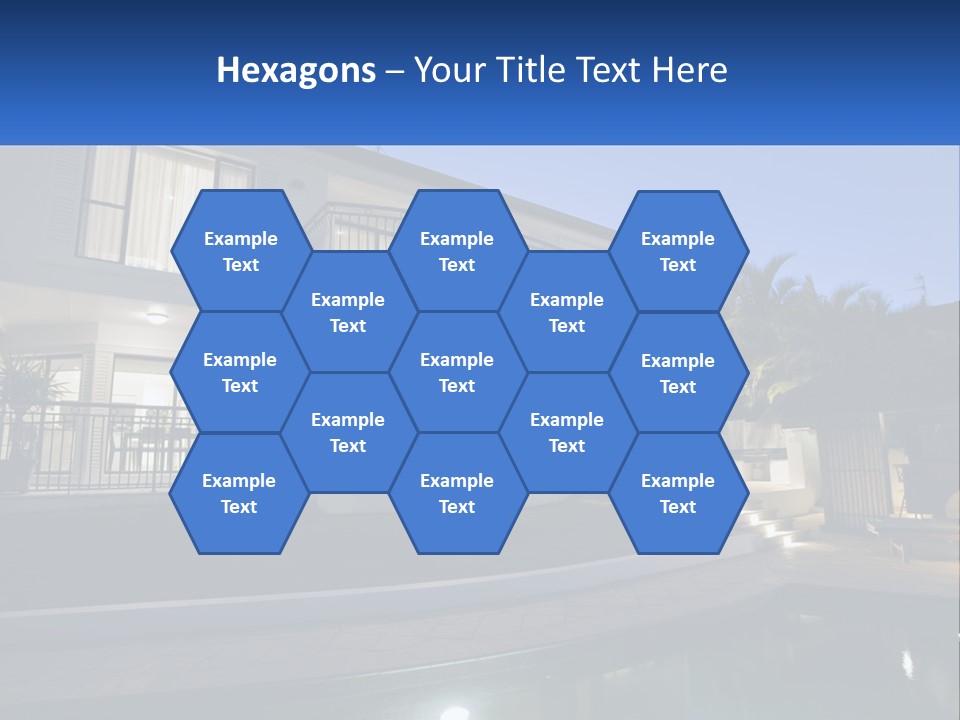 Hut Built Vacations PowerPoint Template