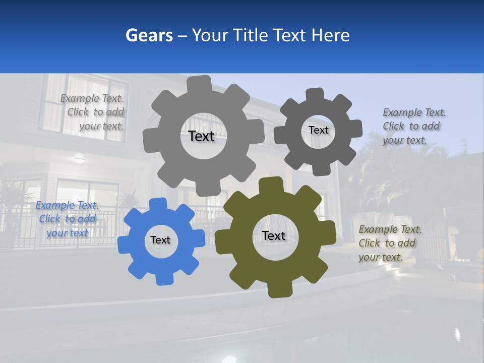 Hut Built Vacations PowerPoint Template