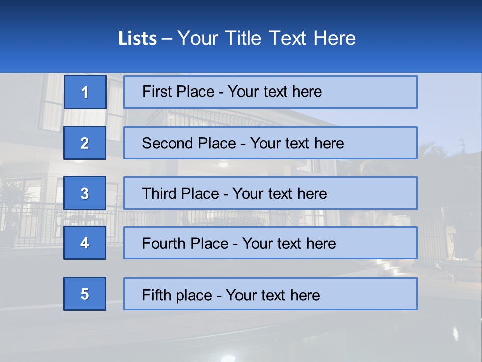 Hut Built Vacations PowerPoint Template