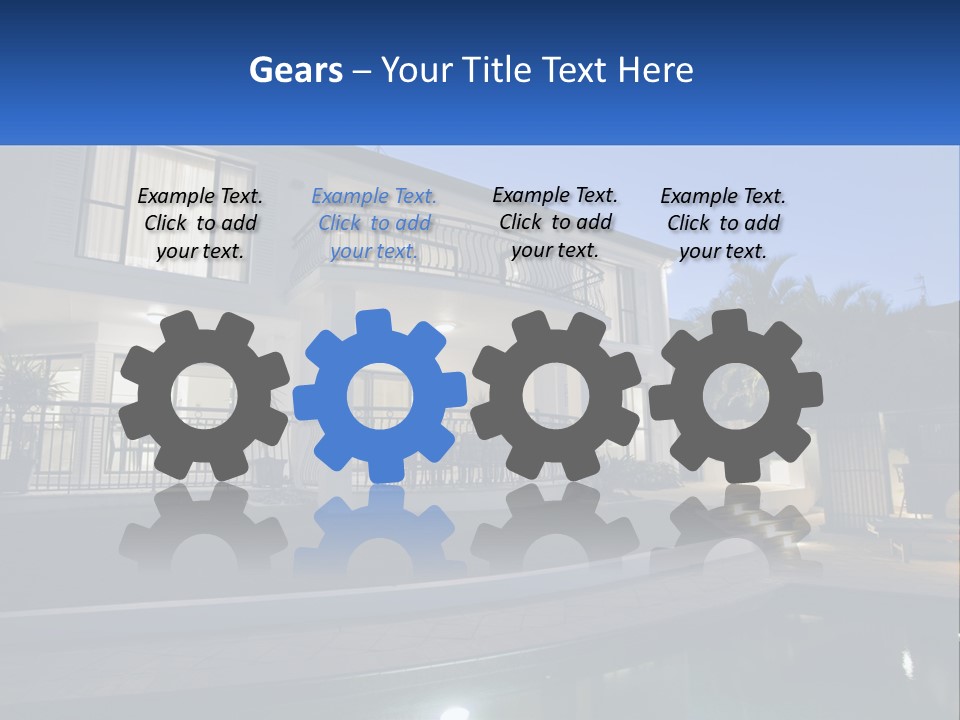 Hut Built Vacations PowerPoint Template