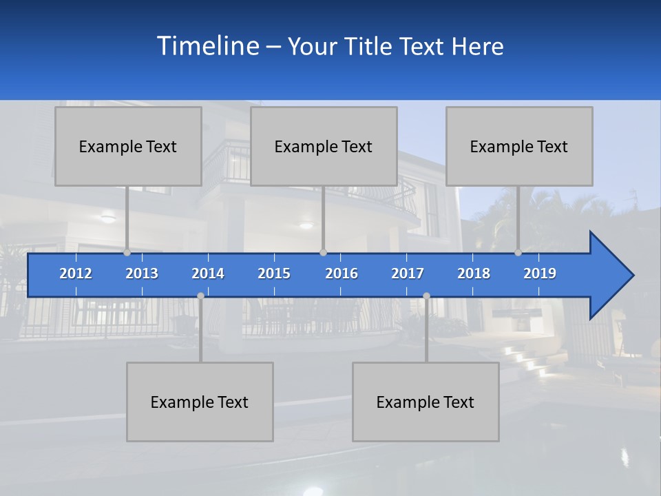 Hut Built Vacations PowerPoint Template