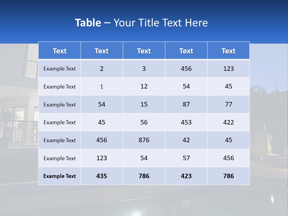 Hut Built Vacations PowerPoint Template