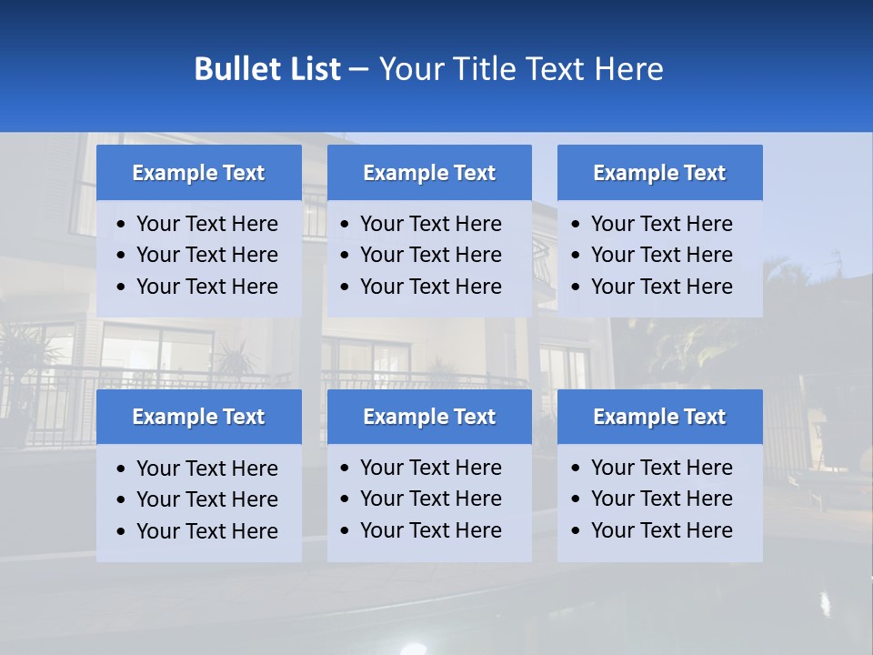 Hut Built Vacations PowerPoint Template