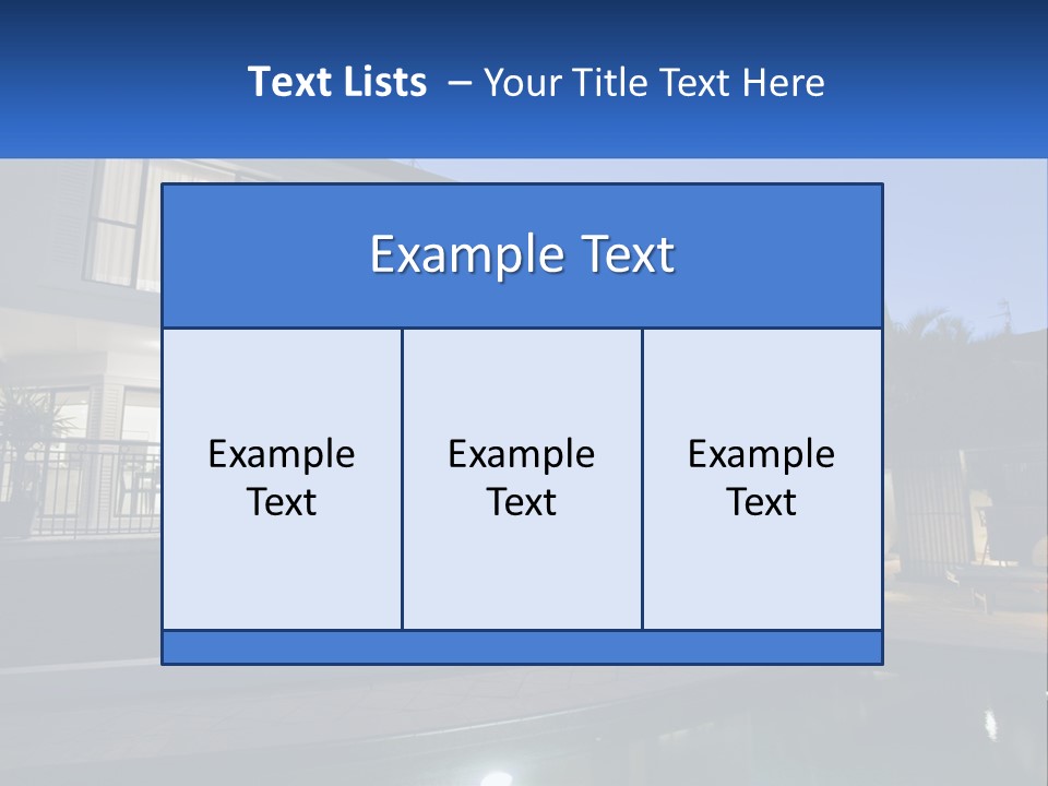 Hut Built Vacations PowerPoint Template