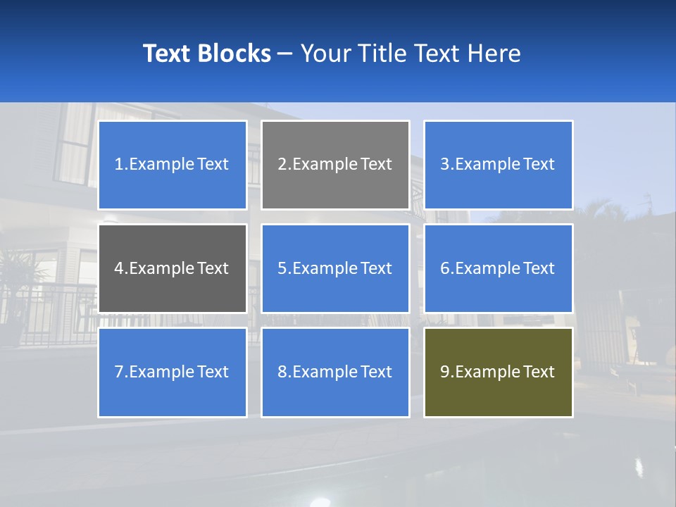 Hut Built Vacations PowerPoint Template
