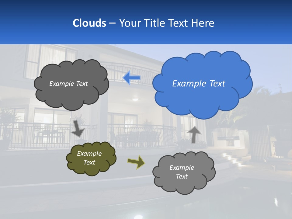 Hut Built Vacations PowerPoint Template