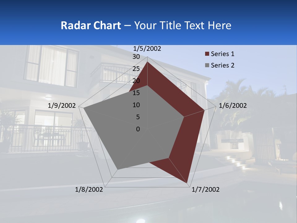 Hut Built Vacations PowerPoint Template