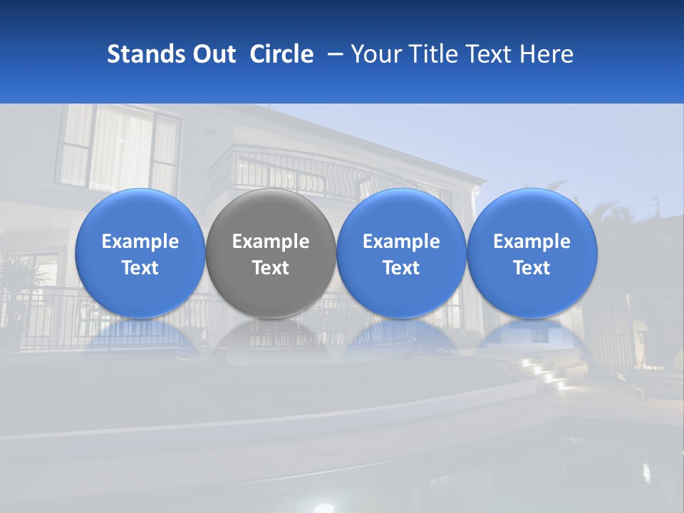 Hut Built Vacations PowerPoint Template