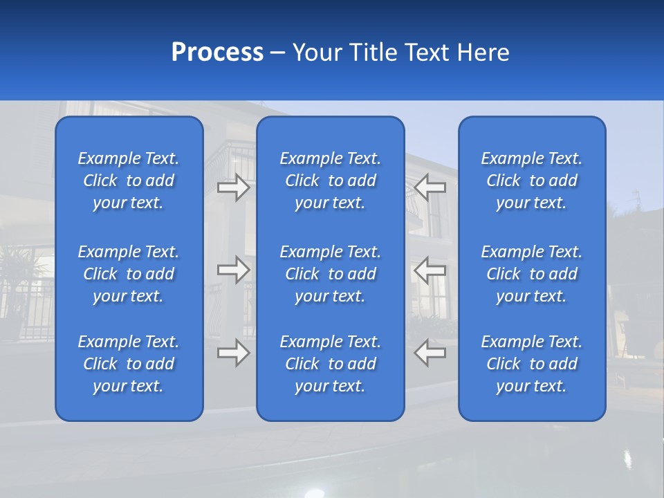 Hut Built Vacations PowerPoint Template