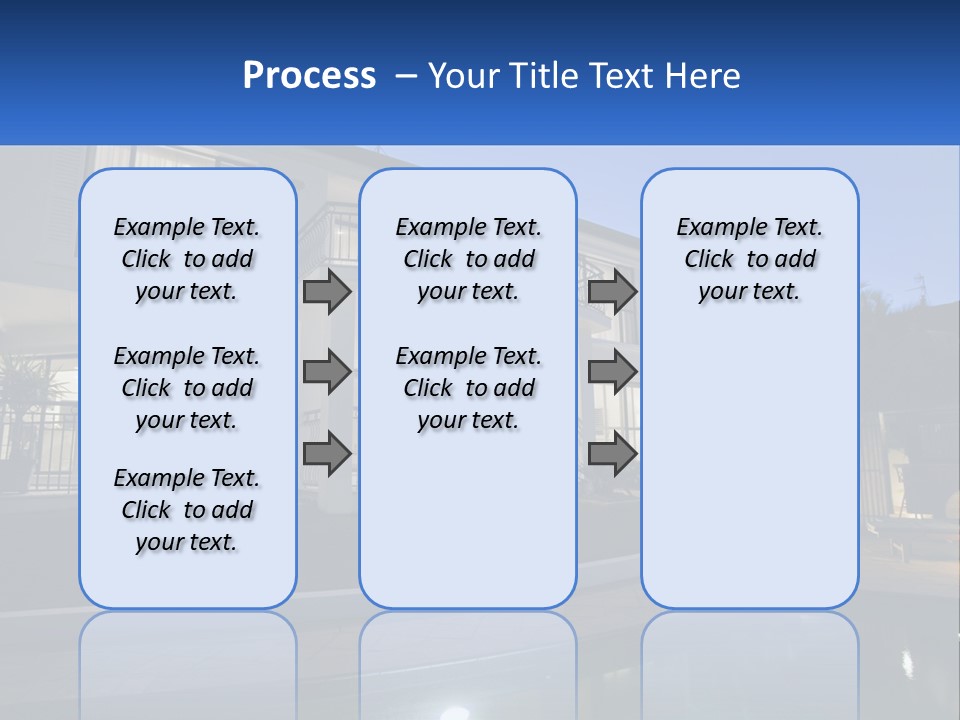Hut Built Vacations PowerPoint Template