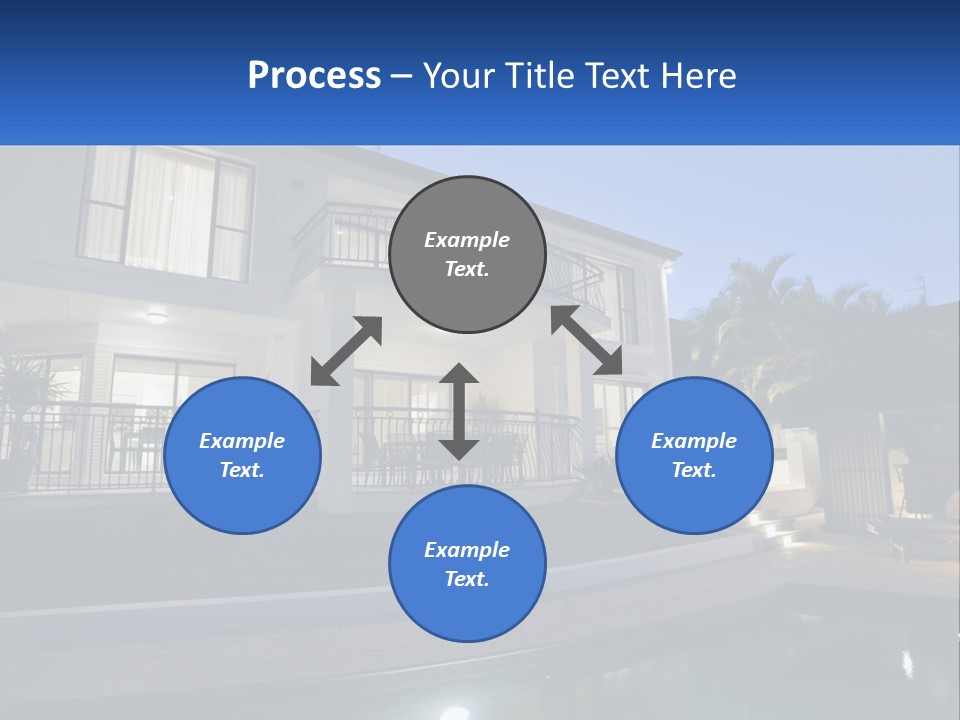 Hut Built Vacations PowerPoint Template