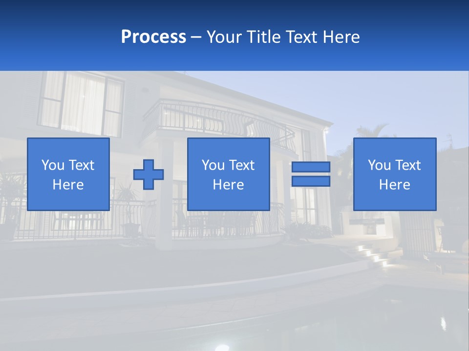 Hut Built Vacations PowerPoint Template