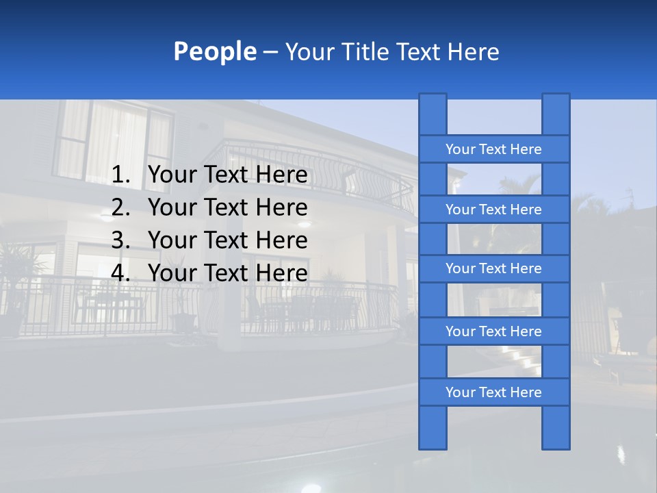 Hut Built Vacations PowerPoint Template