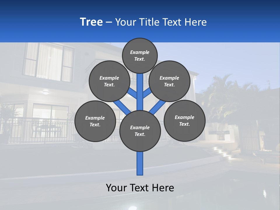 Hut Built Vacations PowerPoint Template