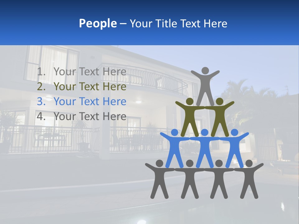 Hut Built Vacations PowerPoint Template