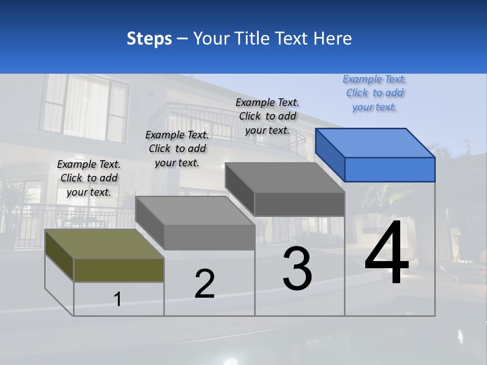 Hut Built Vacations PowerPoint Template