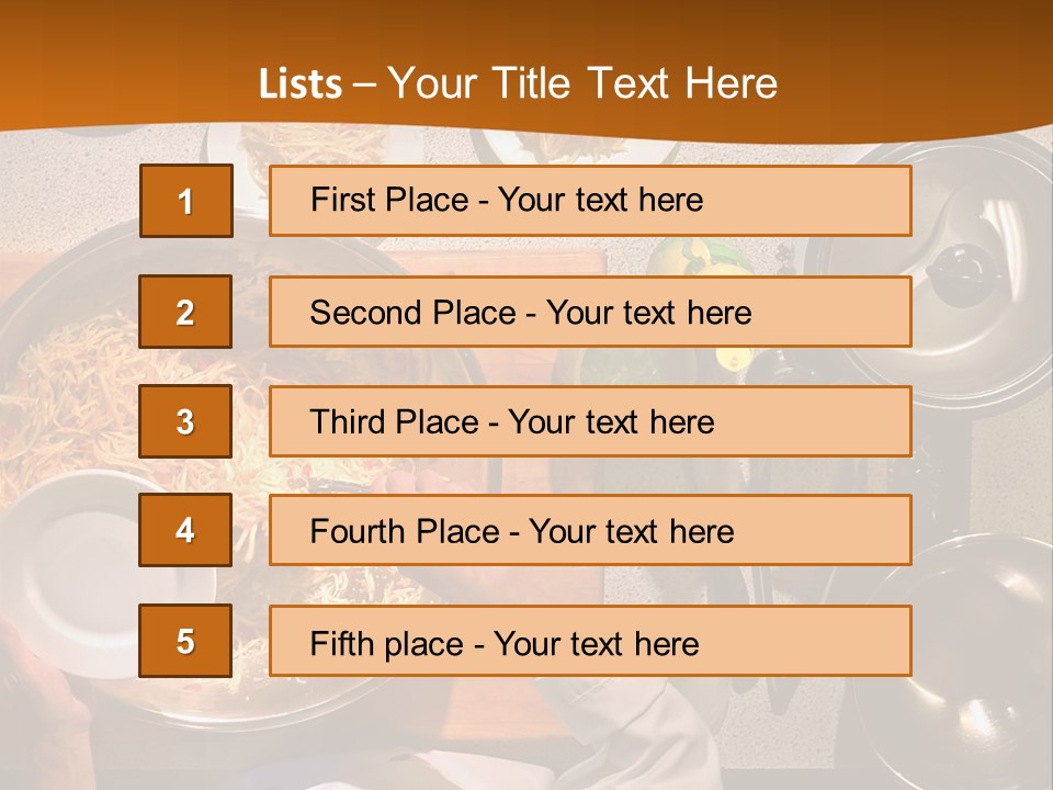 Bowl Juice Top PowerPoint Template