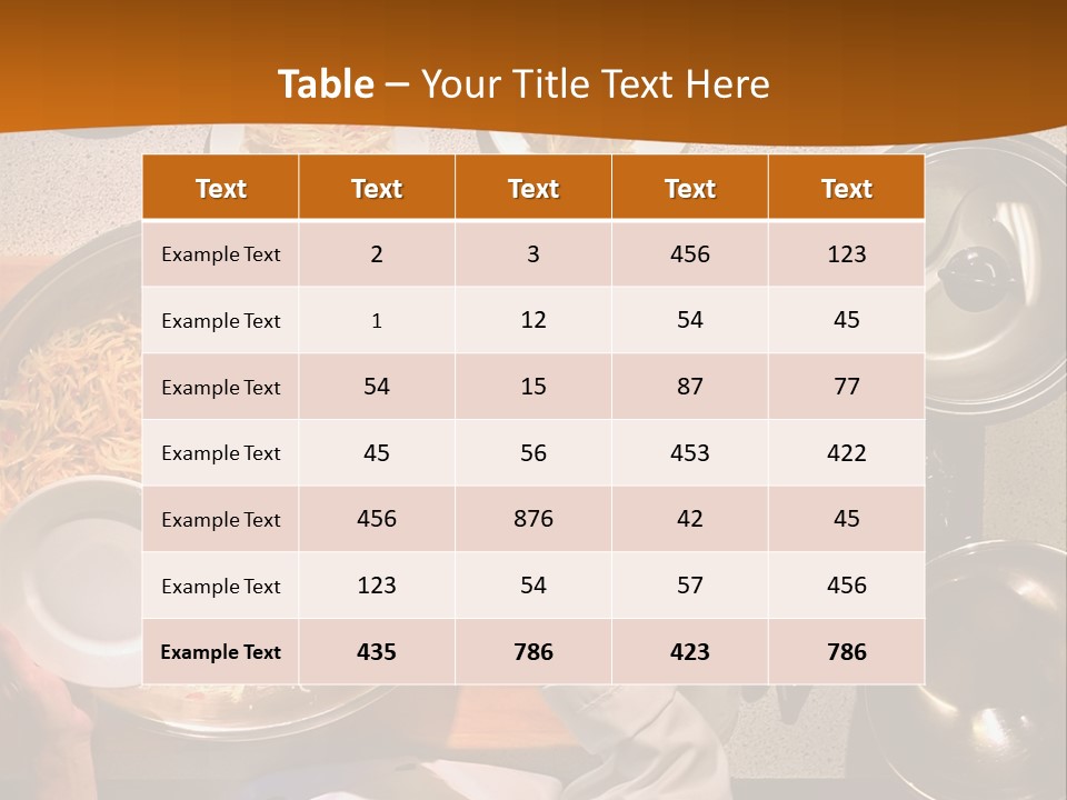 Bowl Juice Top PowerPoint Template
