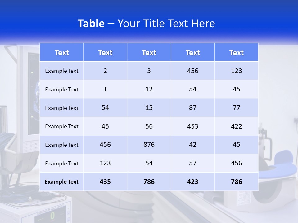 A Man Laying In A Hospital Bed In Front Of A Monitor PowerPoint Template