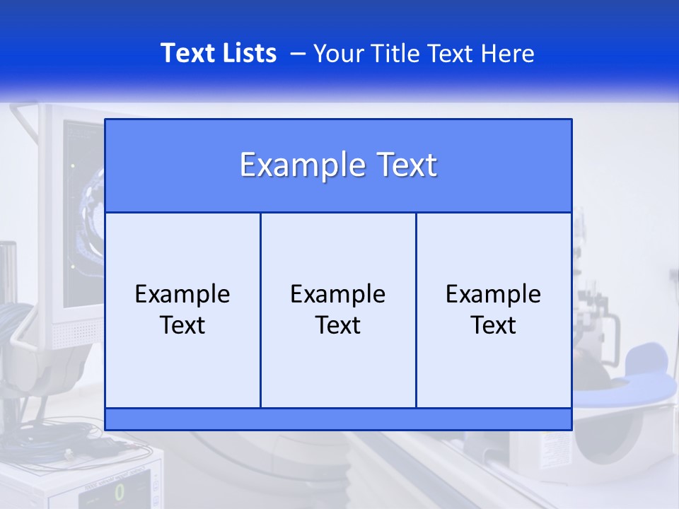A Man Laying In A Hospital Bed In Front Of A Monitor PowerPoint Template