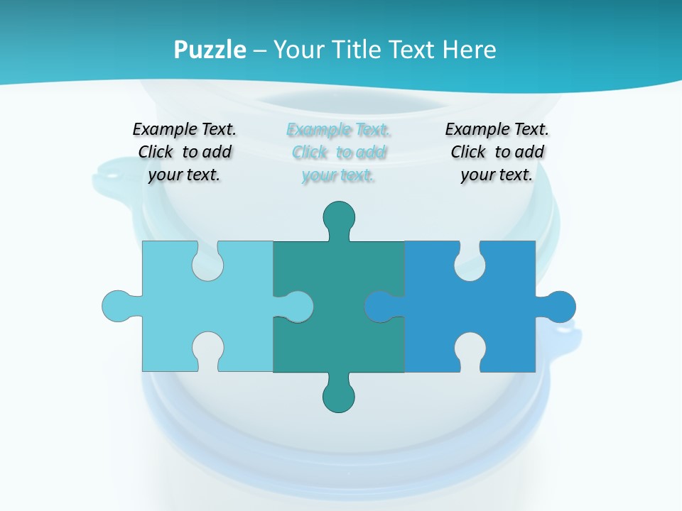 Cutout Storage Elements PowerPoint Template