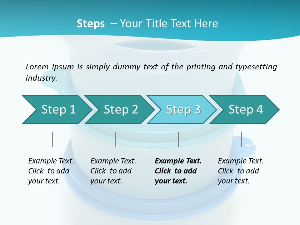 Cutout Storage Elements PowerPoint Template