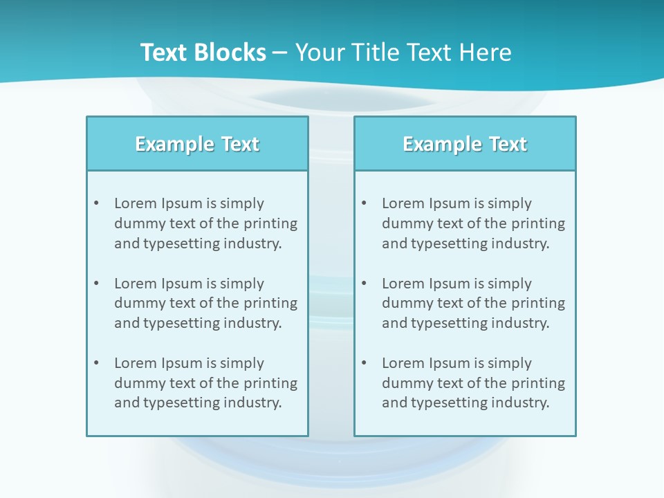Cutout Storage Elements PowerPoint Template