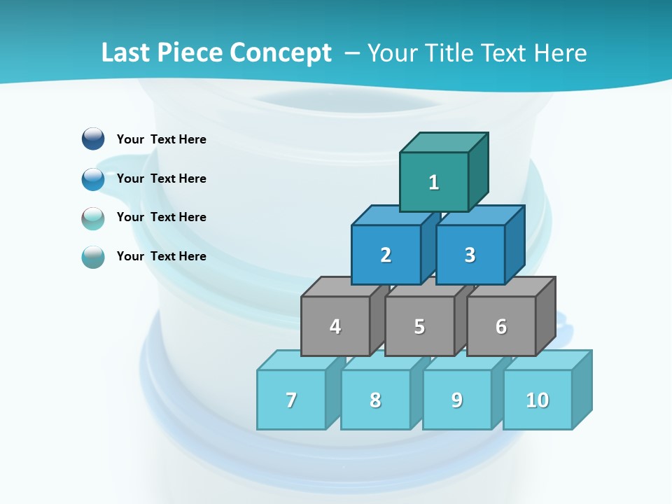Cutout Storage Elements PowerPoint Template