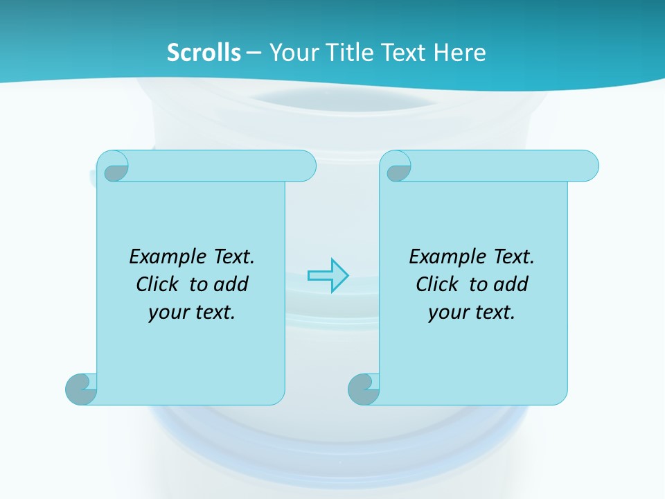 Cutout Storage Elements PowerPoint Template