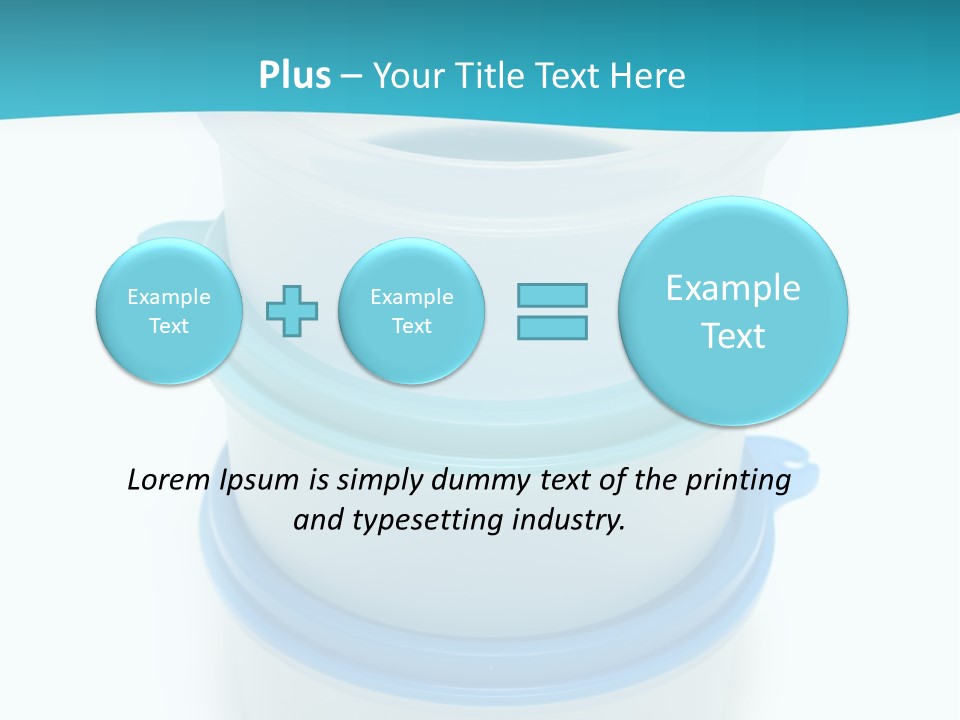 Cutout Storage Elements PowerPoint Template