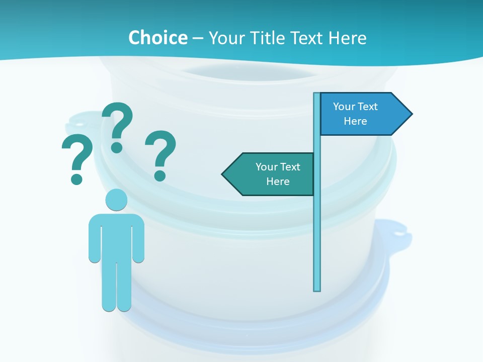 Cutout Storage Elements PowerPoint Template