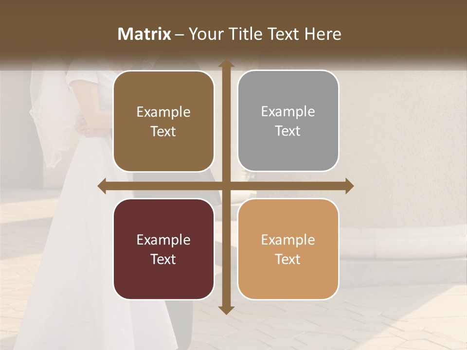 Husband Touching Family PowerPoint Template