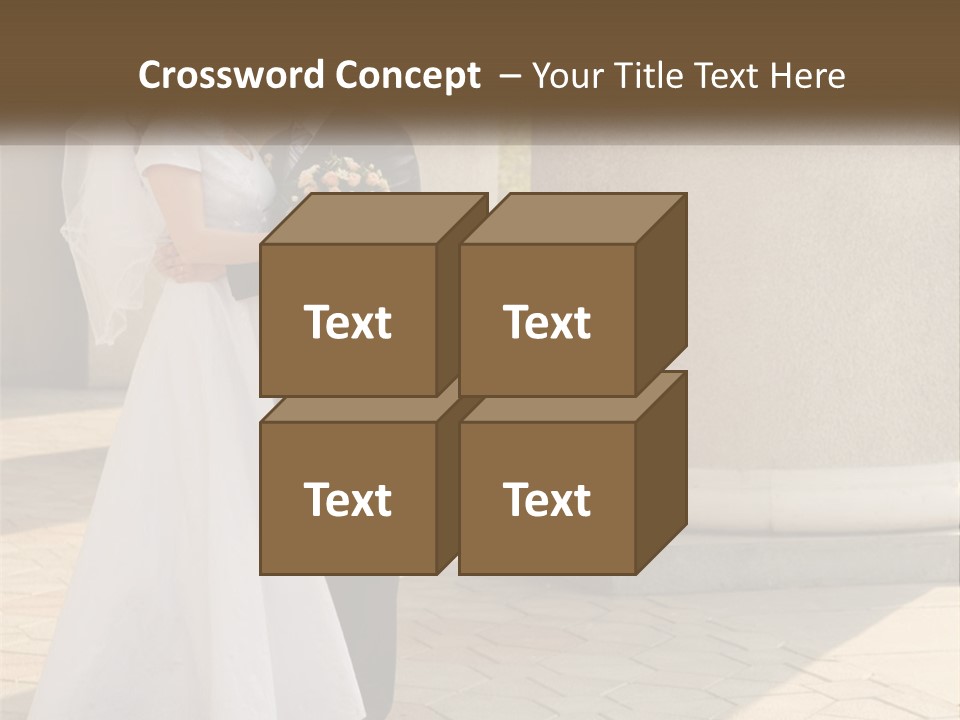 Husband Touching Family PowerPoint Template
