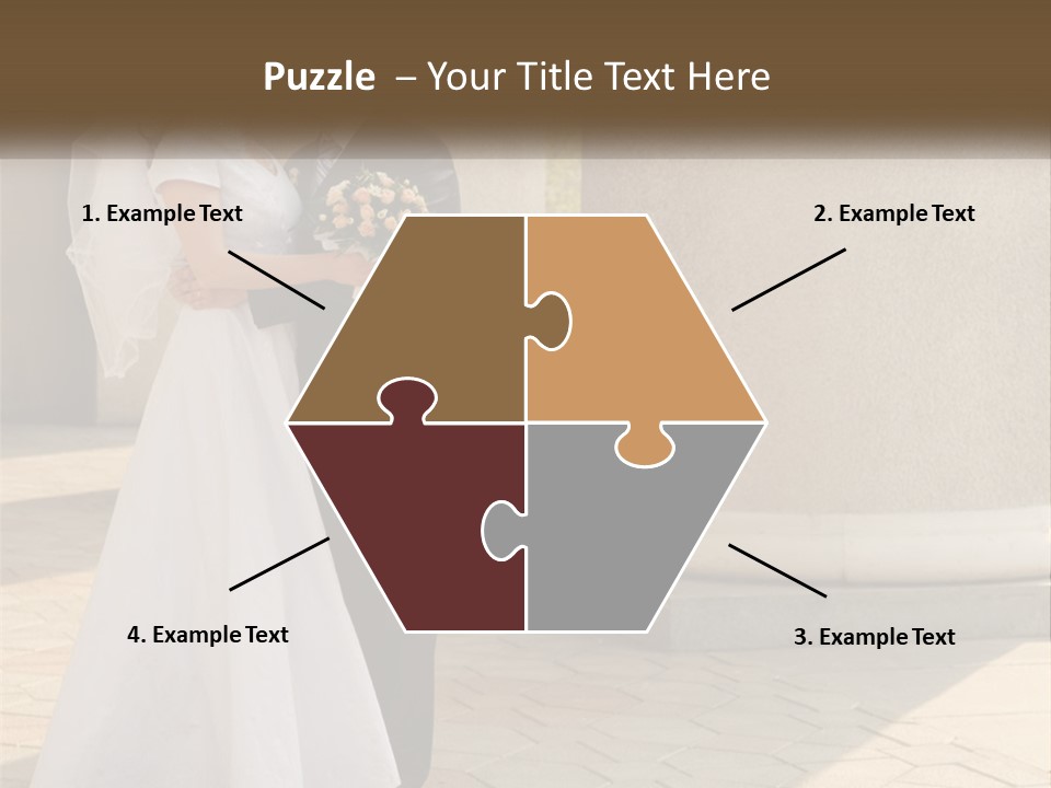 Husband Touching Family PowerPoint Template