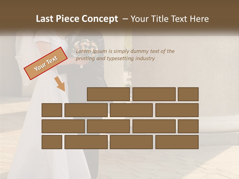 Husband Touching Family PowerPoint Template