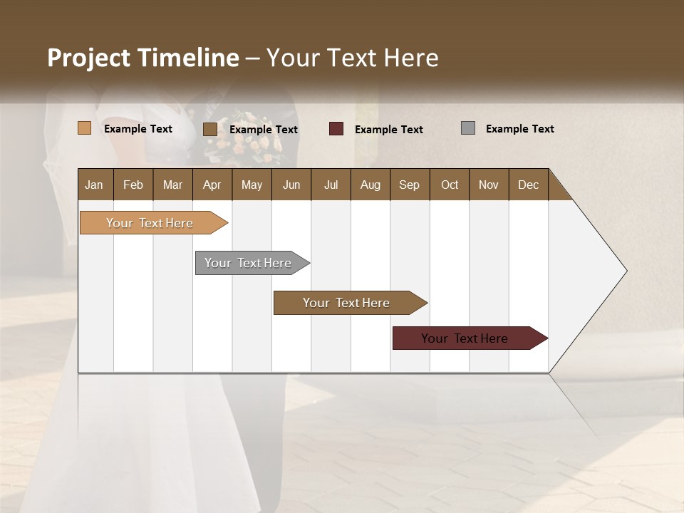 Husband Touching Family PowerPoint Template