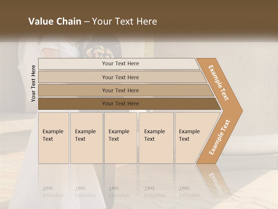 Husband Touching Family PowerPoint Template