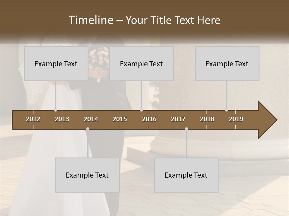 Husband Touching Family PowerPoint Template