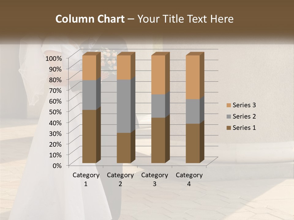 Husband Touching Family PowerPoint Template