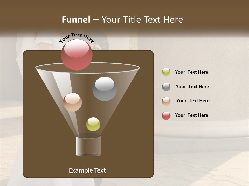 Husband Touching Family PowerPoint Template