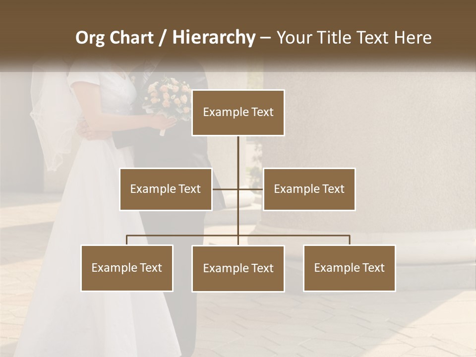 Husband Touching Family PowerPoint Template