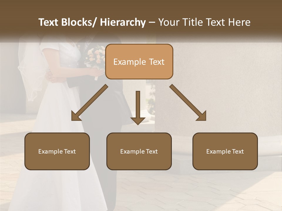 Husband Touching Family PowerPoint Template