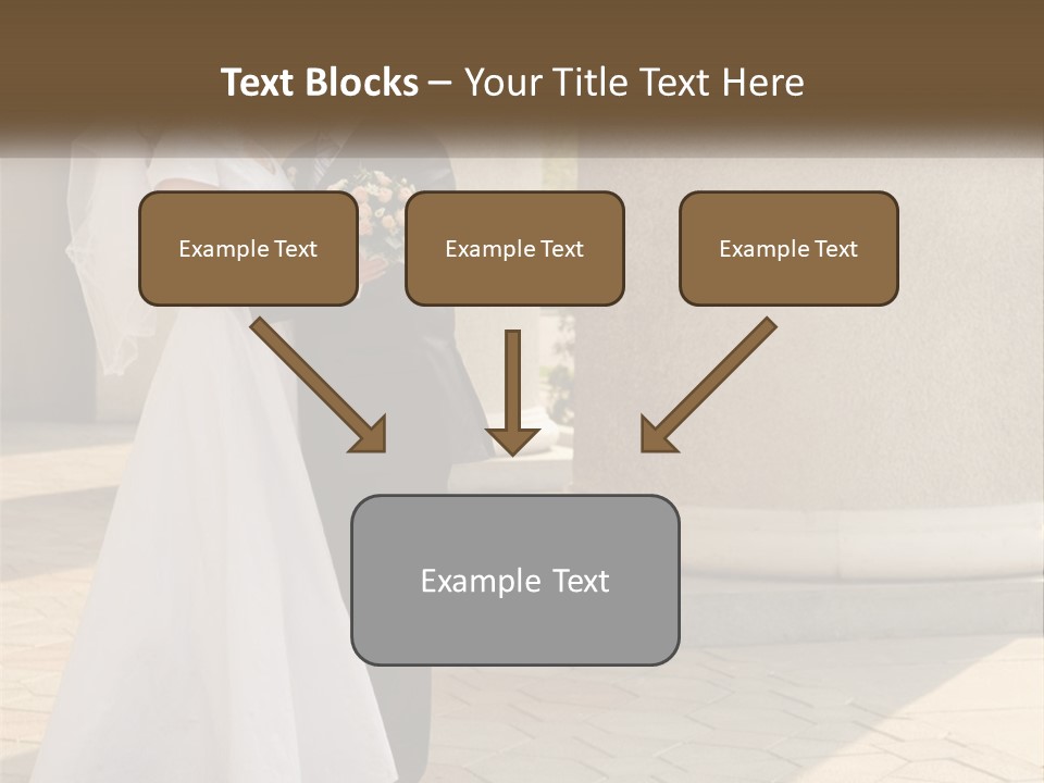 Husband Touching Family PowerPoint Template