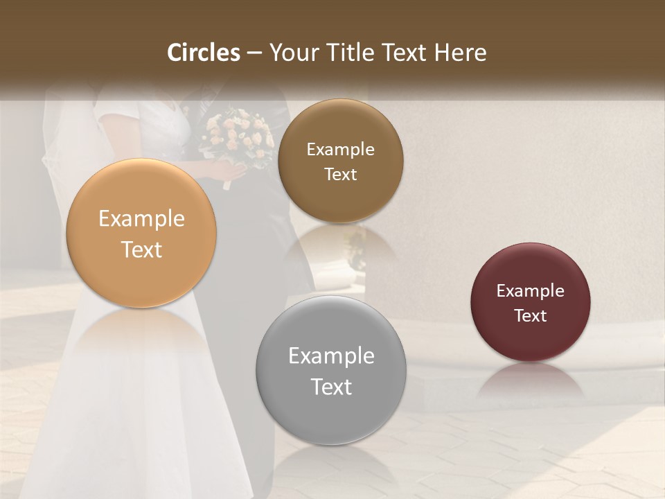 Husband Touching Family PowerPoint Template