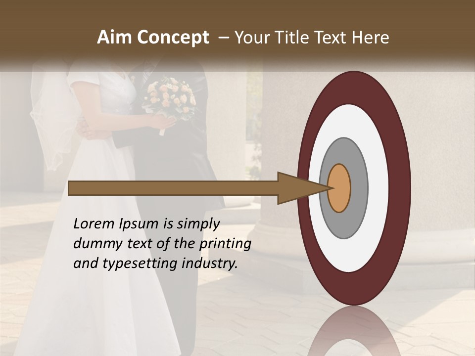 Husband Touching Family PowerPoint Template