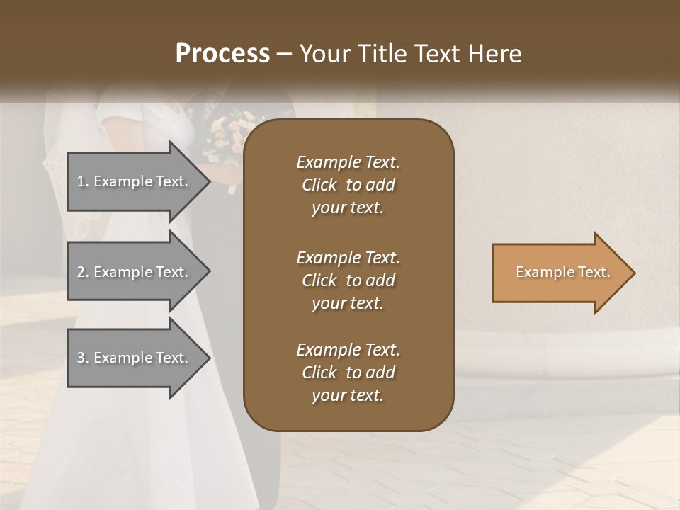 Husband Touching Family PowerPoint Template