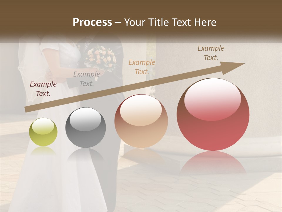 Husband Touching Family PowerPoint Template