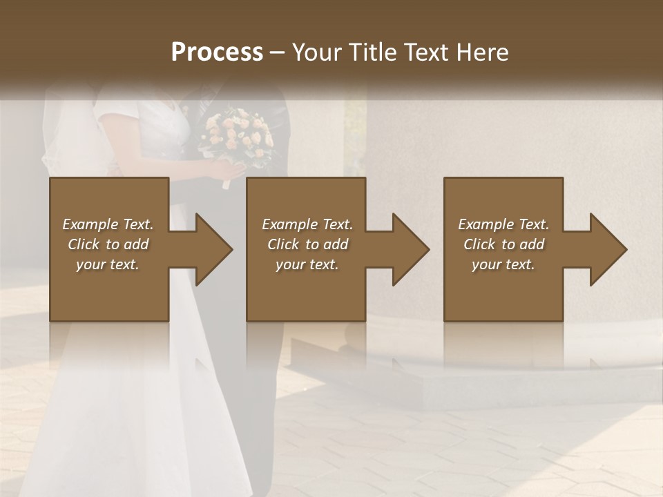 Husband Touching Family PowerPoint Template