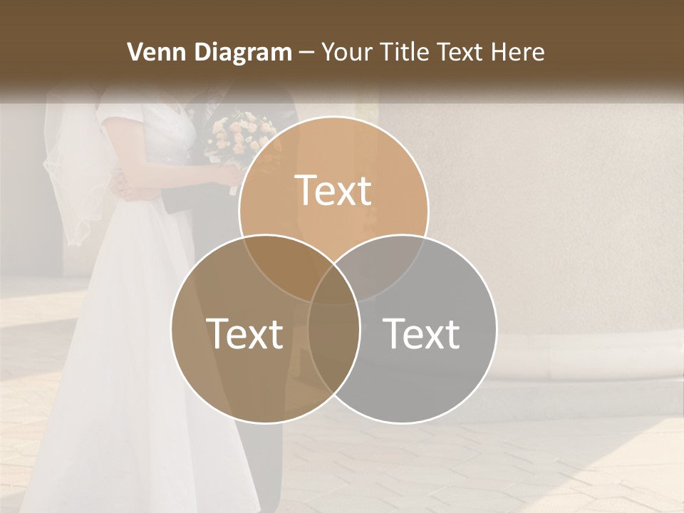 Husband Touching Family PowerPoint Template