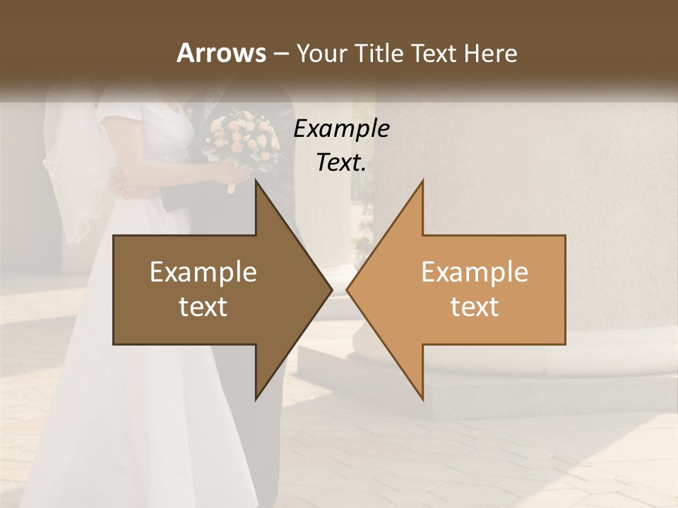 Husband Touching Family PowerPoint Template